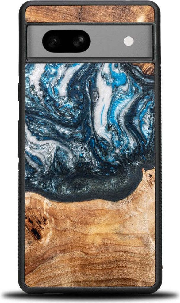 Holzhülle Bewood Unique Planets - Erde für Google Pixel 7A