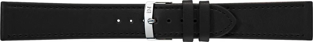Bracelet montre 18mm Sprint en cuir véritable et boucle métal argent