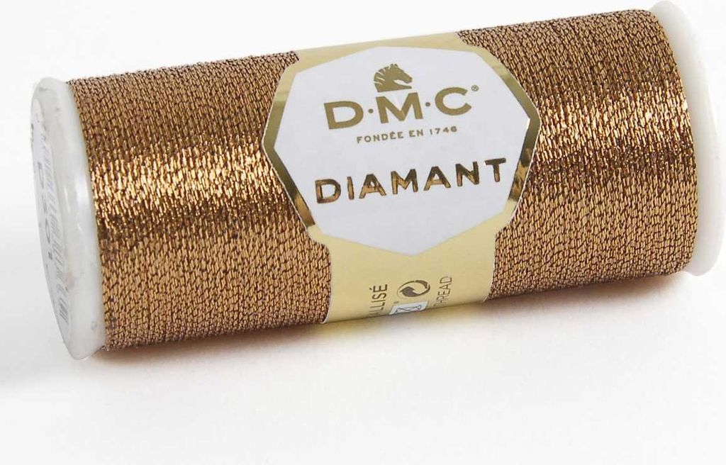 DMC Diamant – Feines Metallic-Stickgarn (D301) Produktbild 