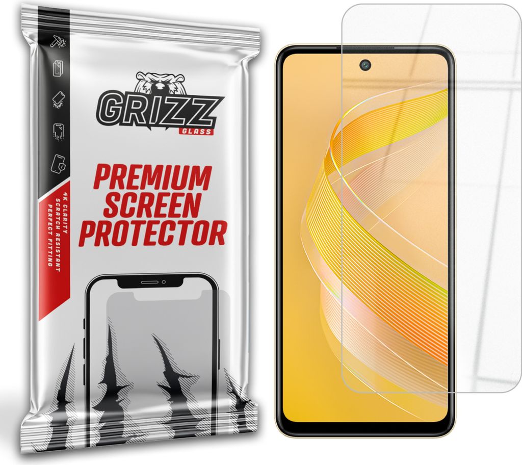 Hybriertes Glas GrizzGlass HybridGlass für Infinix Smart 8 Plus