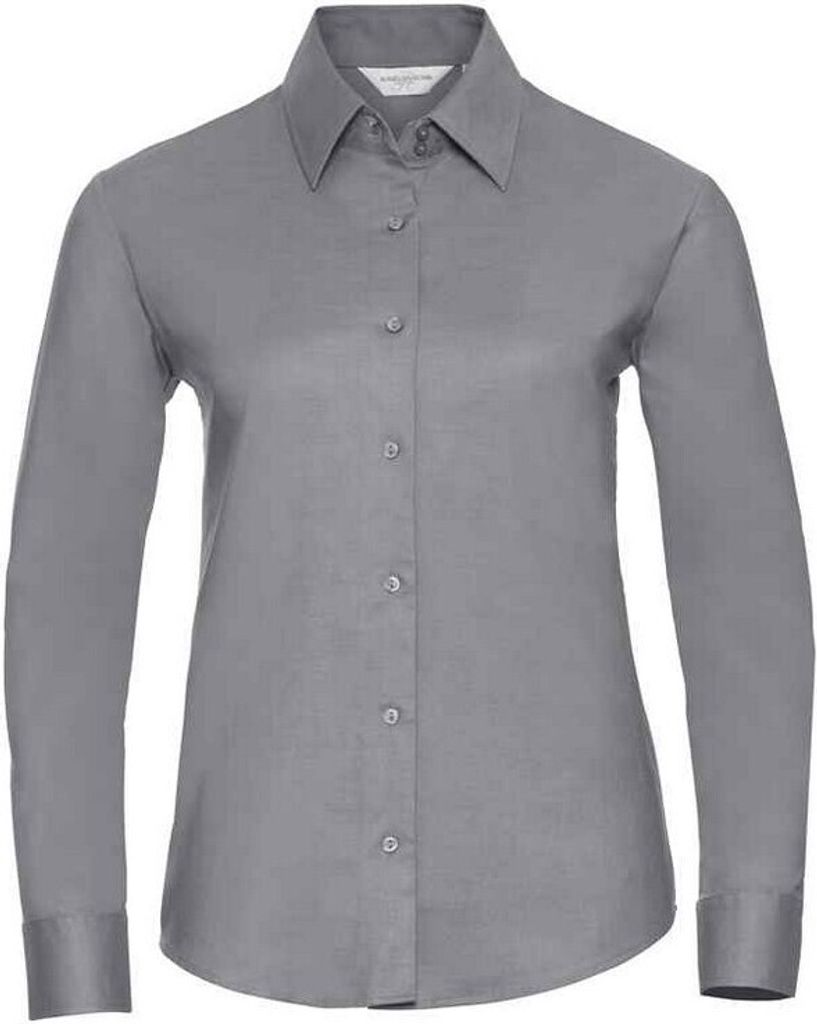 Russell - Hemd Pflegeleicht für Damen Langärmlig RW9549 (3XL) (Silber)