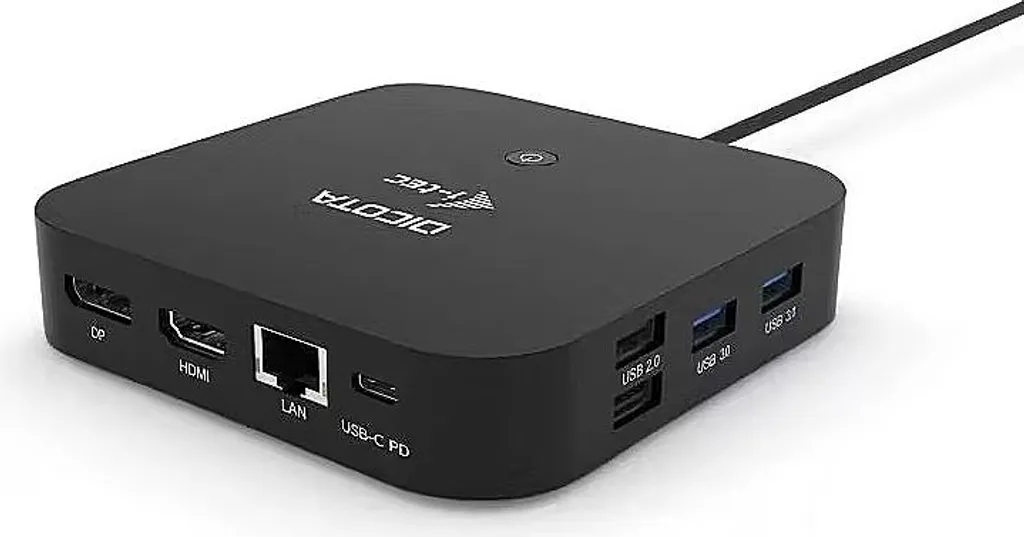 Station d'accueil pour Télétravail USB-C 11-en-1 DICOTA 5K HDMI DP Pro