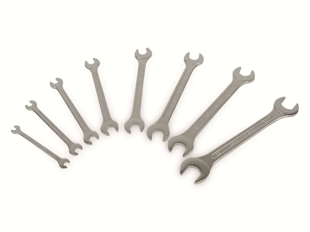 Clés à fourche double pour desserrer boulons difficiles set de 8 outils - 2