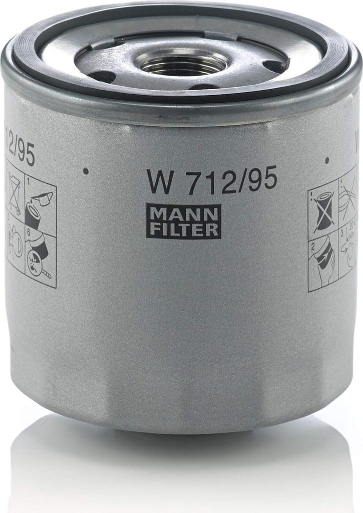 MANN-FILTER W 712/95 Filtr oleju - do samochodów osobowych Zdjęcie produktu