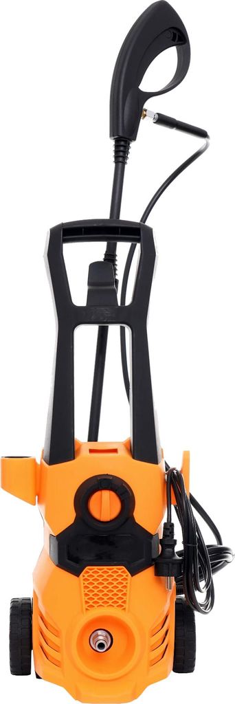 A high-pressure cleaner is shown against a white background.