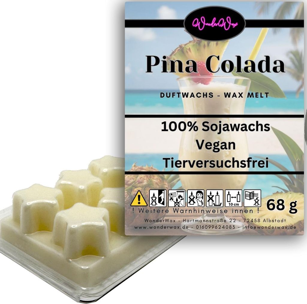 WonderWax Duftwachs Wax Melts für Duftlampe, 6 Sterne Duftmelt Wachsmelt Sojawachs Duftwachs Würfel für Raumdüfte, Wachs Duftöl Winter Indoor ...