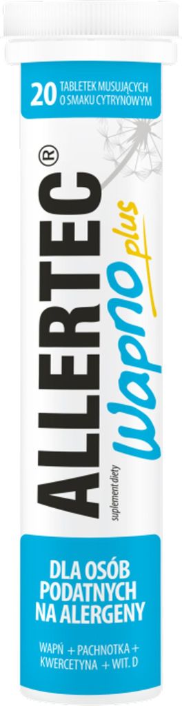 POLPHARMA ALLERTEC WAPNO PLUS Kalziumallergie 20 Tab.mus.