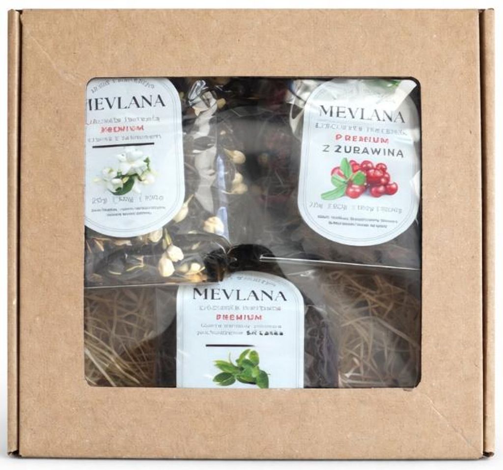 3er-Set Geschenktees Schwarzer Preiselbeer-Jasmin-Blatt 3x50g