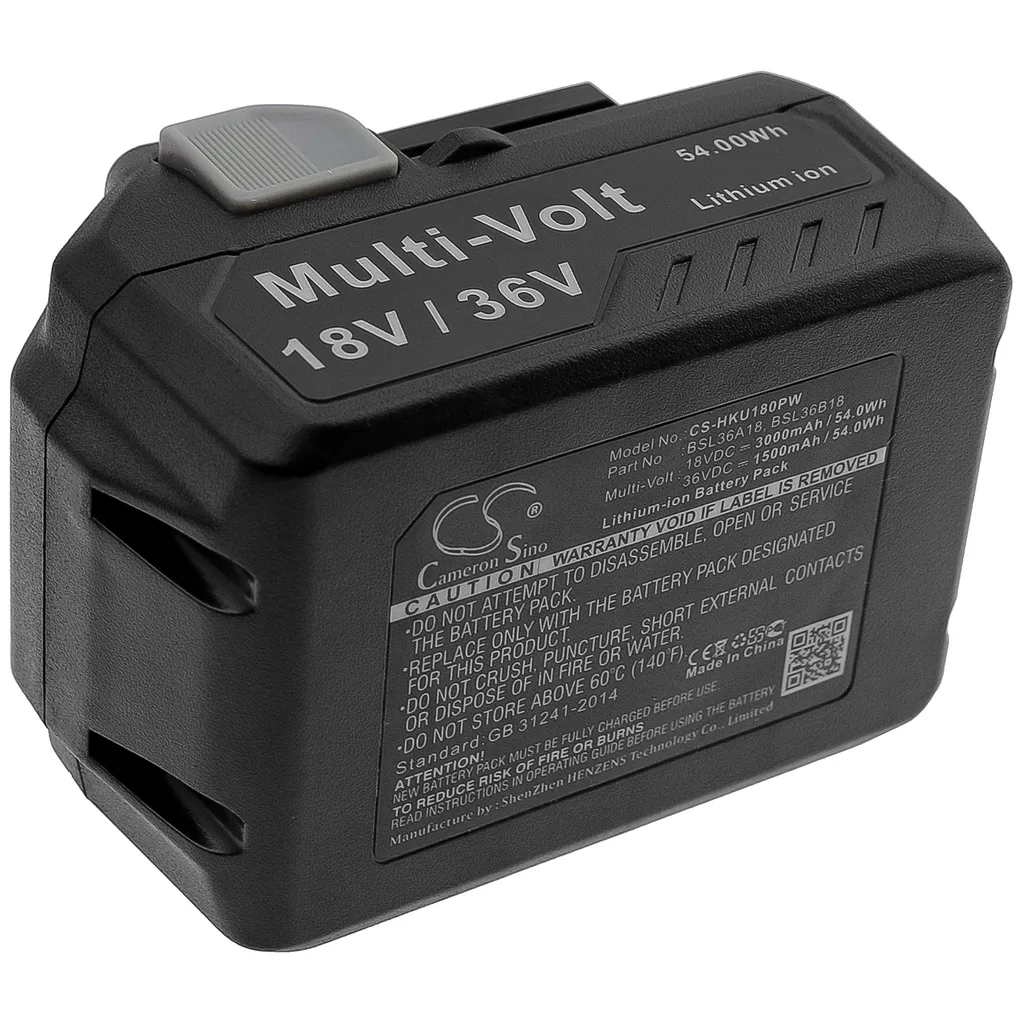 Batterie Techtek Li-ion pour C18DBL C18DSL Multi-Volt compatible HiKOKI - 2