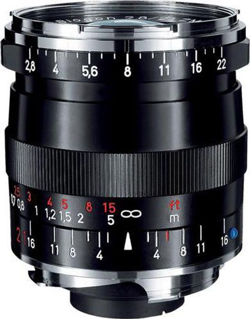 Carl Zeiss 21 mm / F 2,8 Super-Wide-Objektiv fÃ1/4r Contax Spiegelreflexkameras, F2,8, Vollformatsensor
