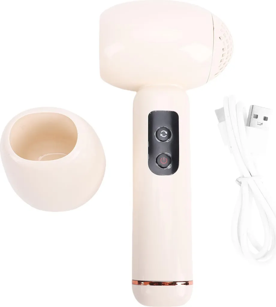 Asciugacapelli Neonato Senza Fili 5000mAh | Phon Silenzioso Beige