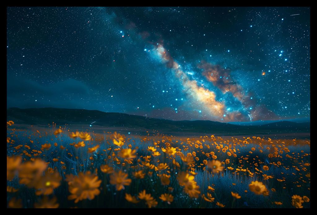 Plakat 45x30cm Nachtlicher Himmel