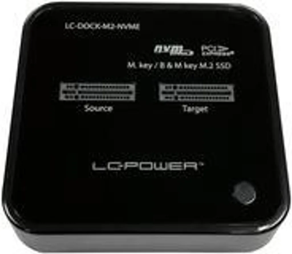 LC-Power LC-DOCK-M2-NVMe: Il Tuo Hub per SSD M.2 Doppia Baia