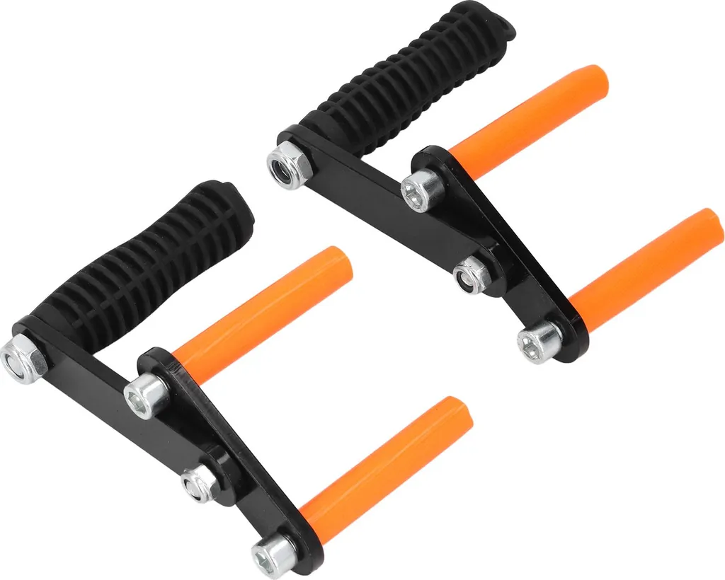 2 Support Panneau Contreplaqué Noir - Outil de Levage pour Cloison Sèche - 2