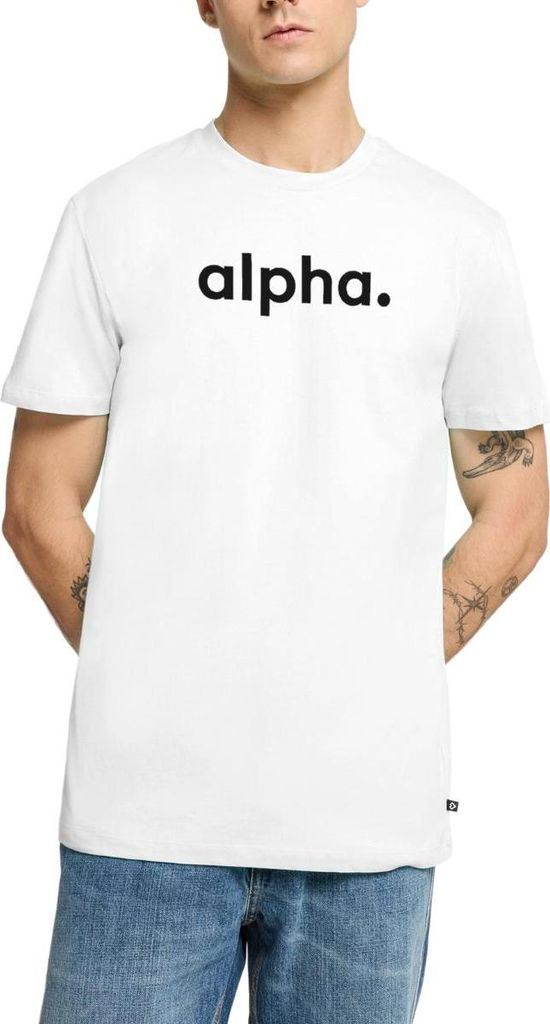 Spreadshirt Stromberg Firmenschriftzug von Alpha Männer Premium T-Shirt, XXL, Weiß