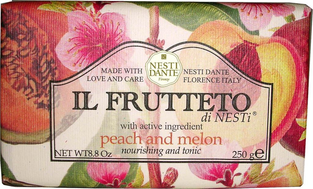 Nesti Dante Il Frutteto Peach & Melon 250 g (Handseife) Immagine del prodotto 