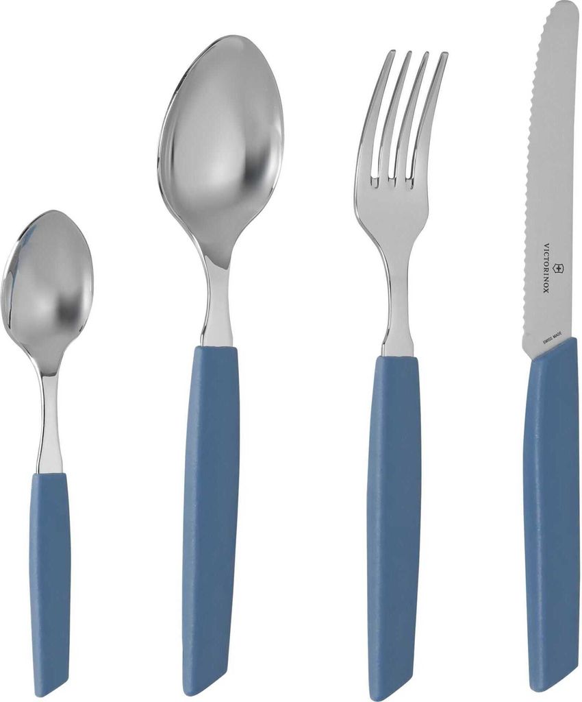 Victorinox Swiss Modern Besteck-Set 24 tlg. Blau