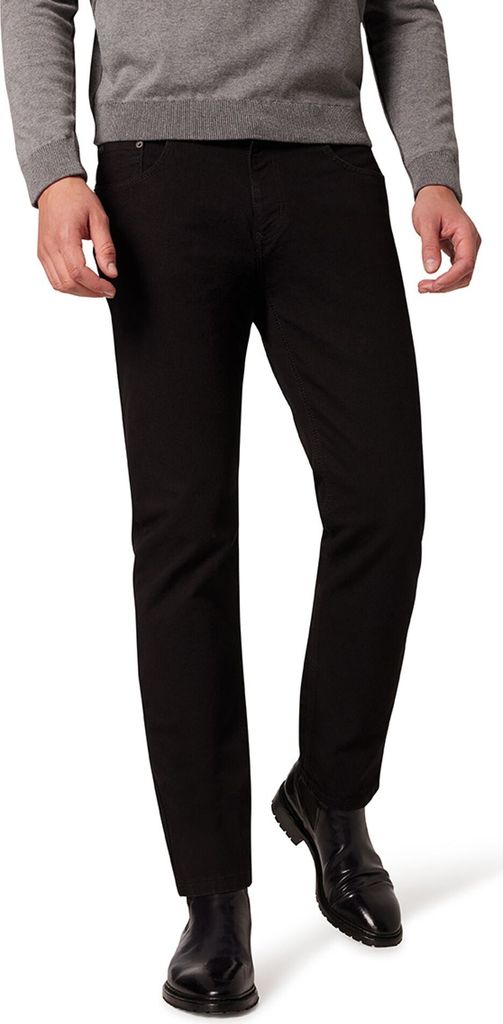 Pioneer - Herren Hose Ron (PO 11441.6477), Farbe:black raw (9810), Größe:W38, Länge:L32