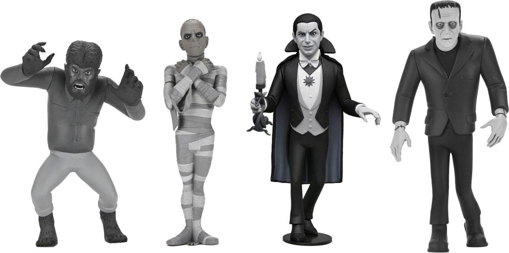Universal Monsters Toony Terrors Actionfiguren 15 cm Series 10 Silver Screen Edition Sortiment (12)