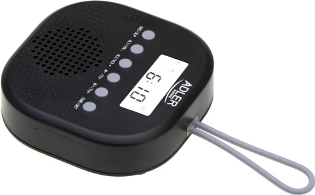 Adler AD 1912 Radio Doccia Impermeabile Sveglia Digitale Nera Offerta - 9