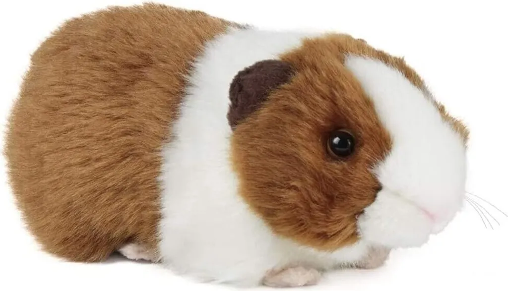 Peluche Cochon d'Inde Marron 18 cm - Jouet d'Éveil Doux pour Enfant