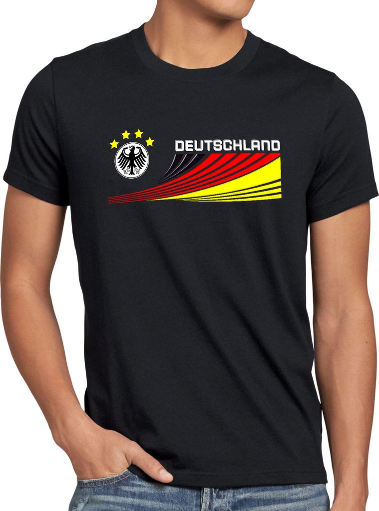 Deutschland Herren Fan T-Shirt Fussball Sport WM 2026 Weltmeisterschaft