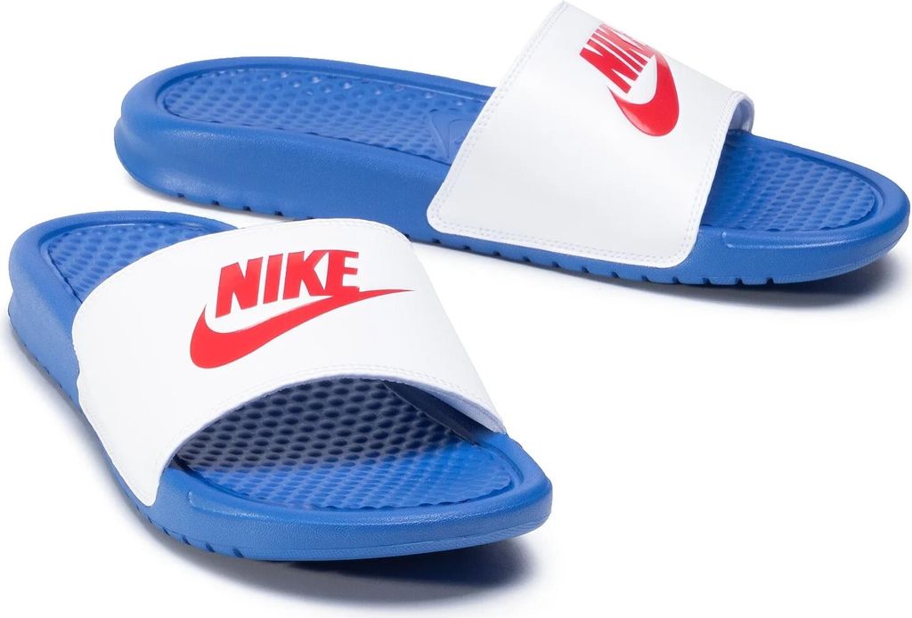 Herren Sport Flip Flops Nike Benassi Jdi 343880 410 R-46 Produktbild 