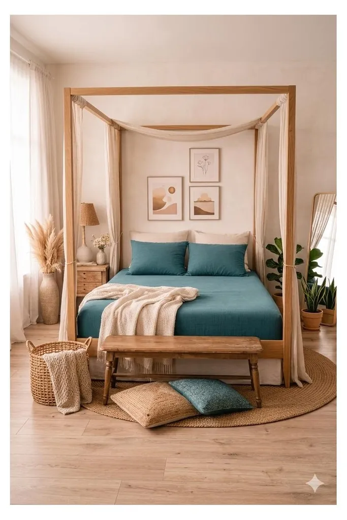 Drap Housse Double Gaze de Coton GAÏA - Idéal pour des Nuits Douces