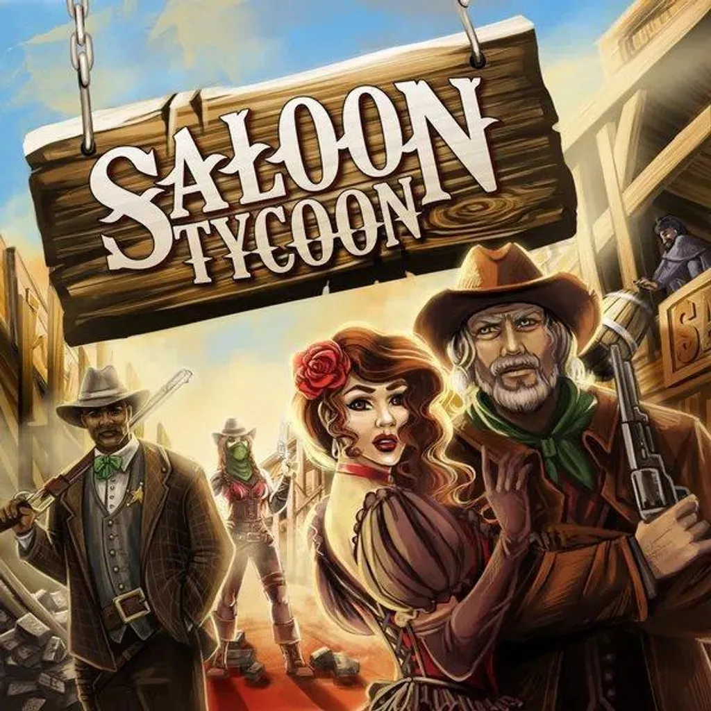 Saloon Tycoon 2e Édition - Jeu de Société de Stratégie et Construction