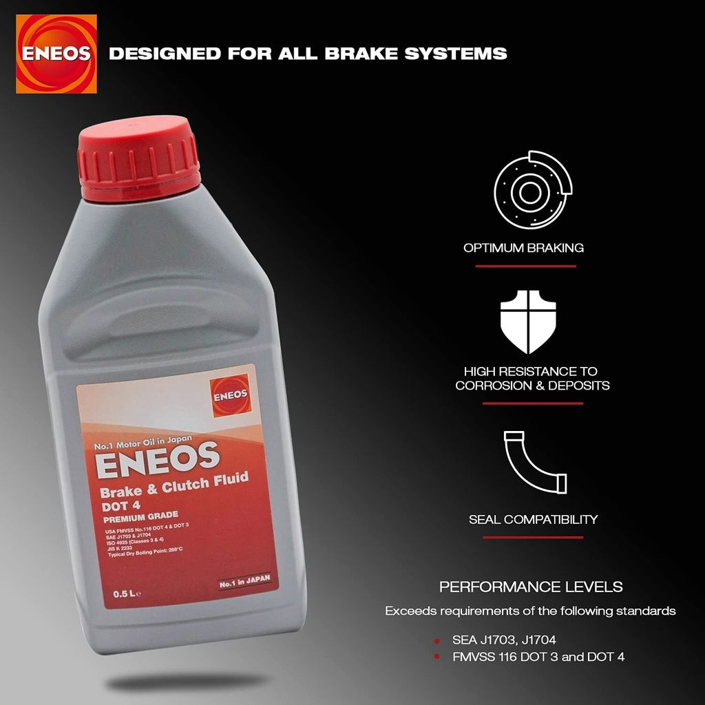 Eneos Brake & Clutch Fluid DOT 4 500 ml Kaufland.de