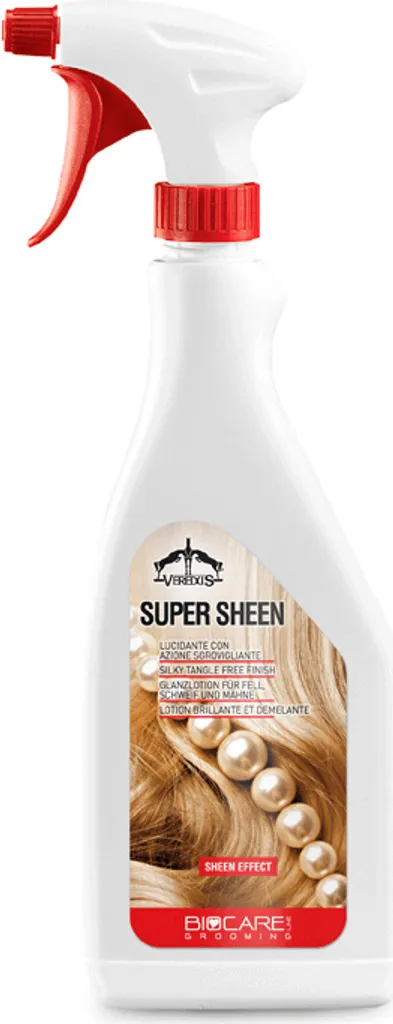 Veredus Super Sheen 500ml Lotion anti-nœuds et brillance pour le cheval