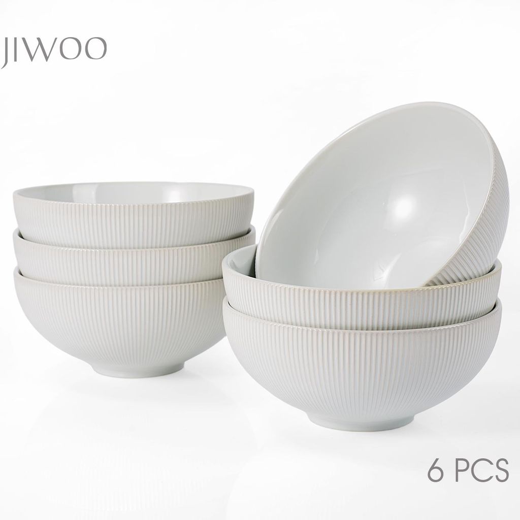 Schüssel Set 6er Ø20 cm Keramik Suppenschüssel Produktbild 
