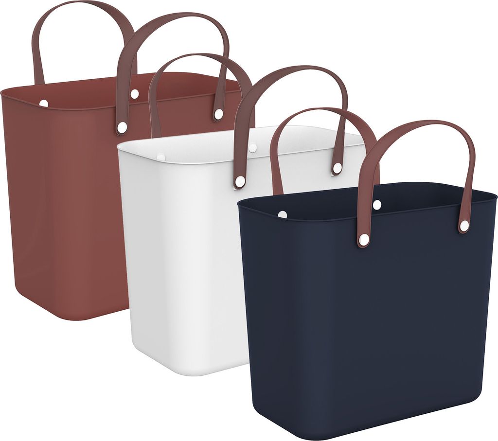 Rotho Multibag 3er-Set Albula - 25L Tasche zum Shoppen - Produktbild 