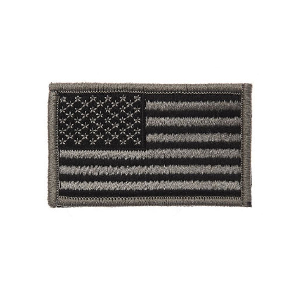Aufnäher / Bügelbild - Smiley USA America Flagge Fahne Army