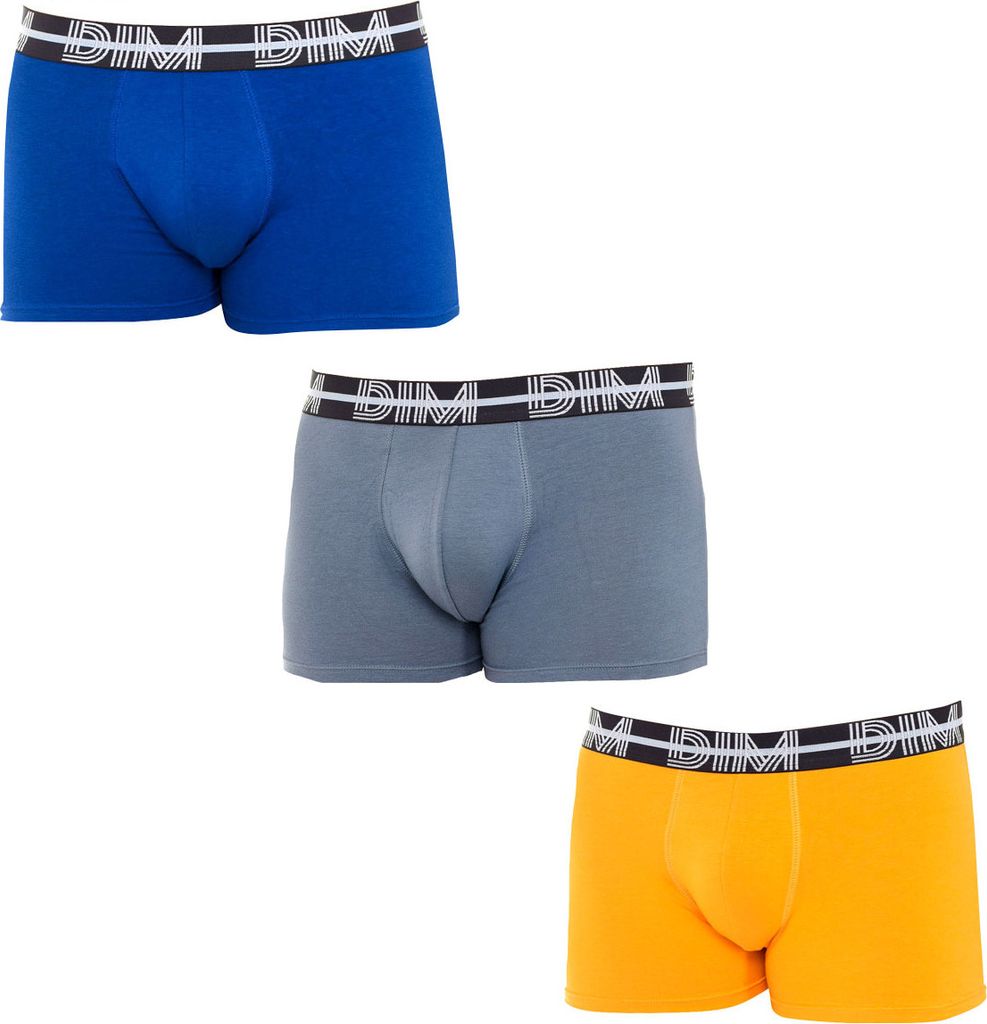 DIM Pack-3-Boxersystem aus atmungsaktivem Stoff D01QU für Herren mit Design für Komfort und Mobilität