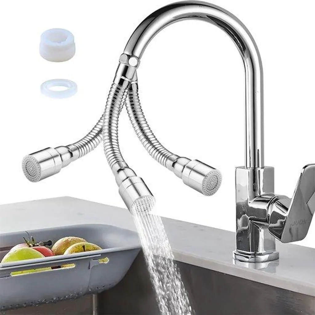 Rallonge pivotante à 720 degrés universelle pour robinet de cuisine