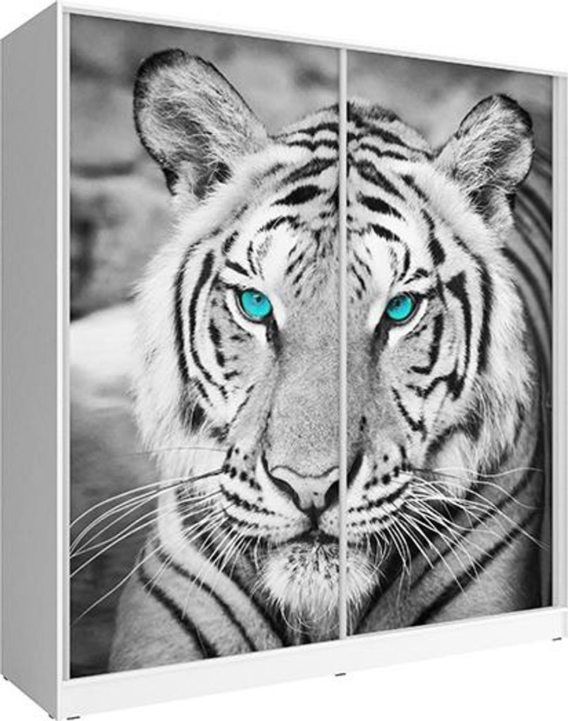 Wardrobe Wall Closet Animal Photo Theme Bedroom Furniture New wardrobes wood new