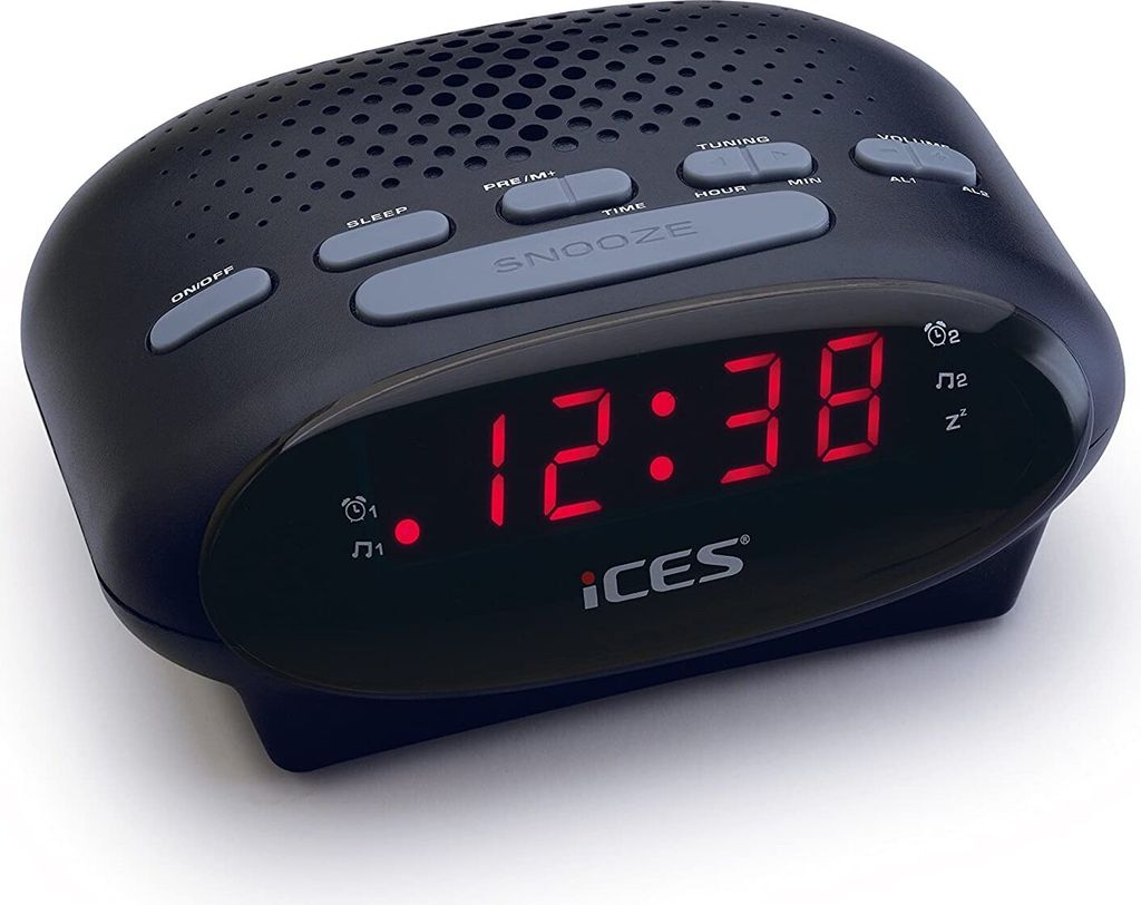 Clock Radio LENCO ICES ICR-210 BLACK (ICR210 BLACK) Produktbild 