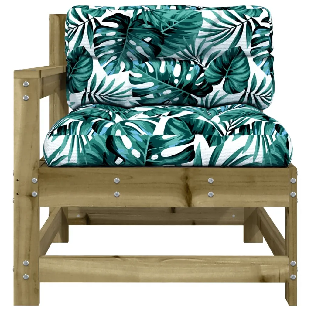 Sedia Esterno Legno Pino Impregnato The Living Store + Cuscino Soft - 3
