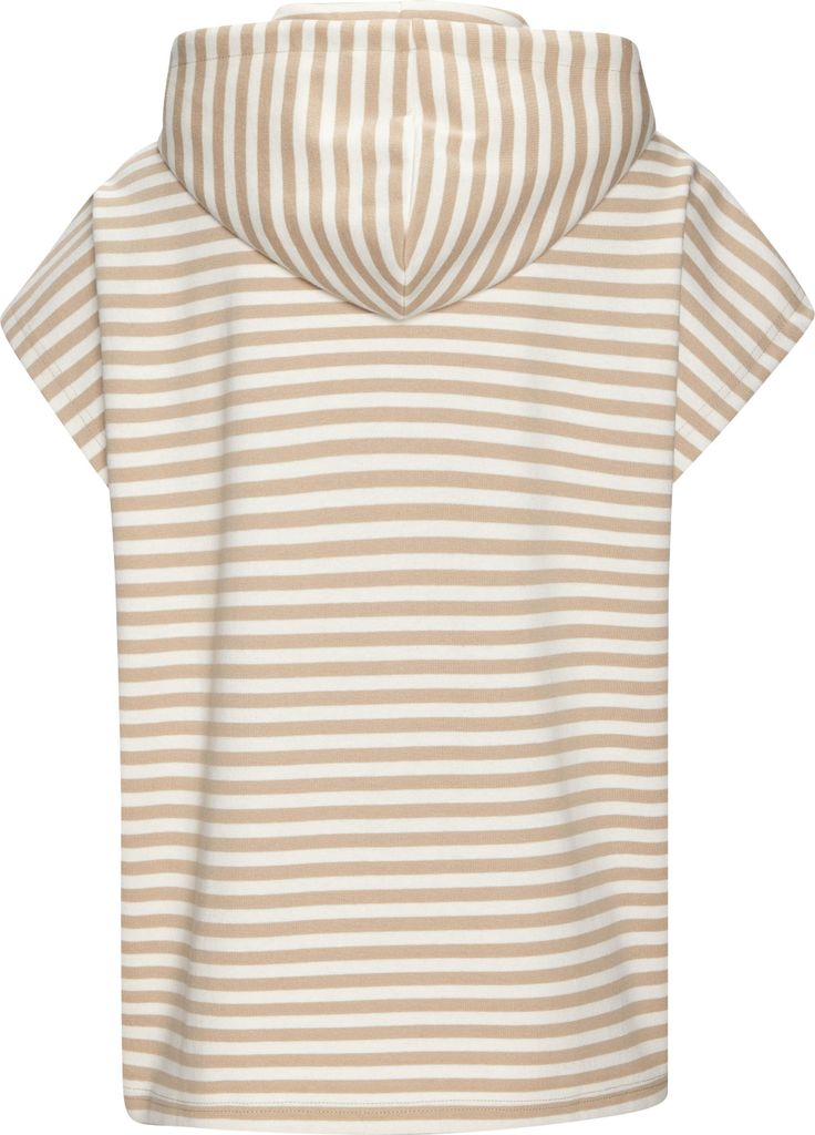 H.I.S. Kapuzenshirt camel gestreift Größe 36/38