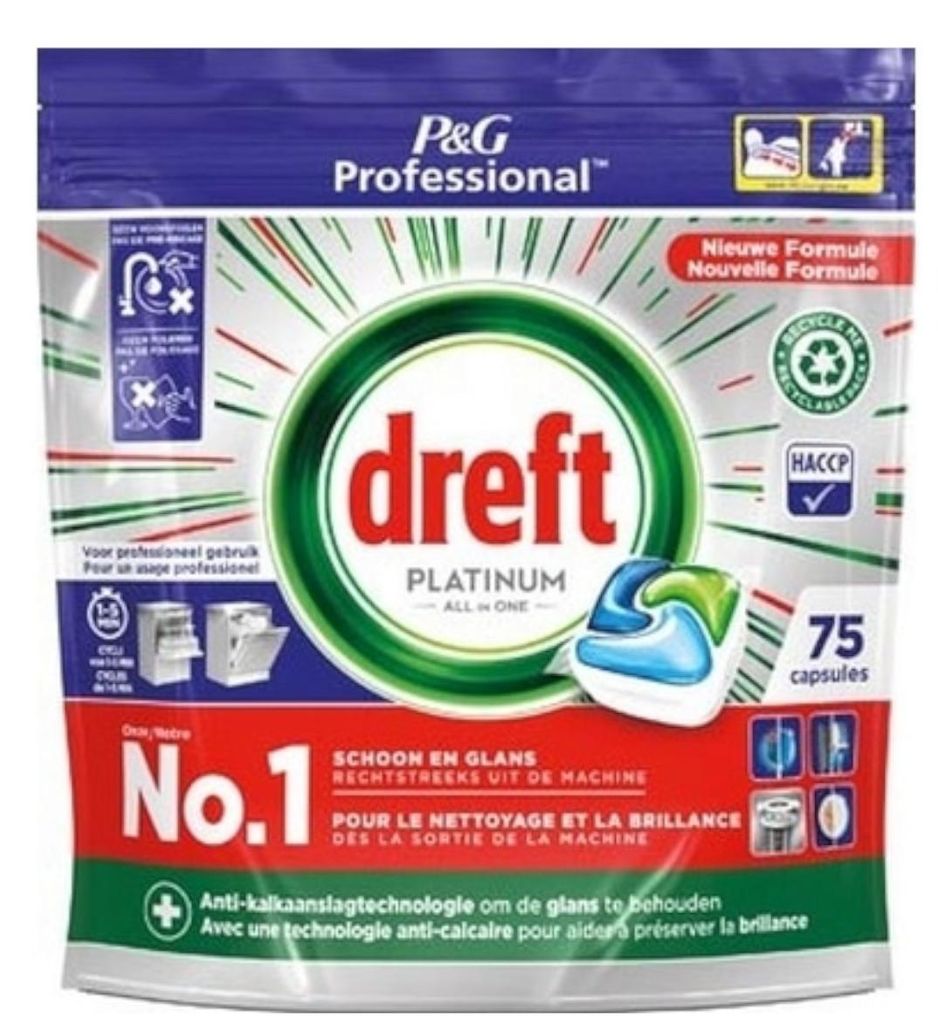 Dreft Platinum Kapsułki do Zmywarki 75 szt. Zdjęcie produktu 