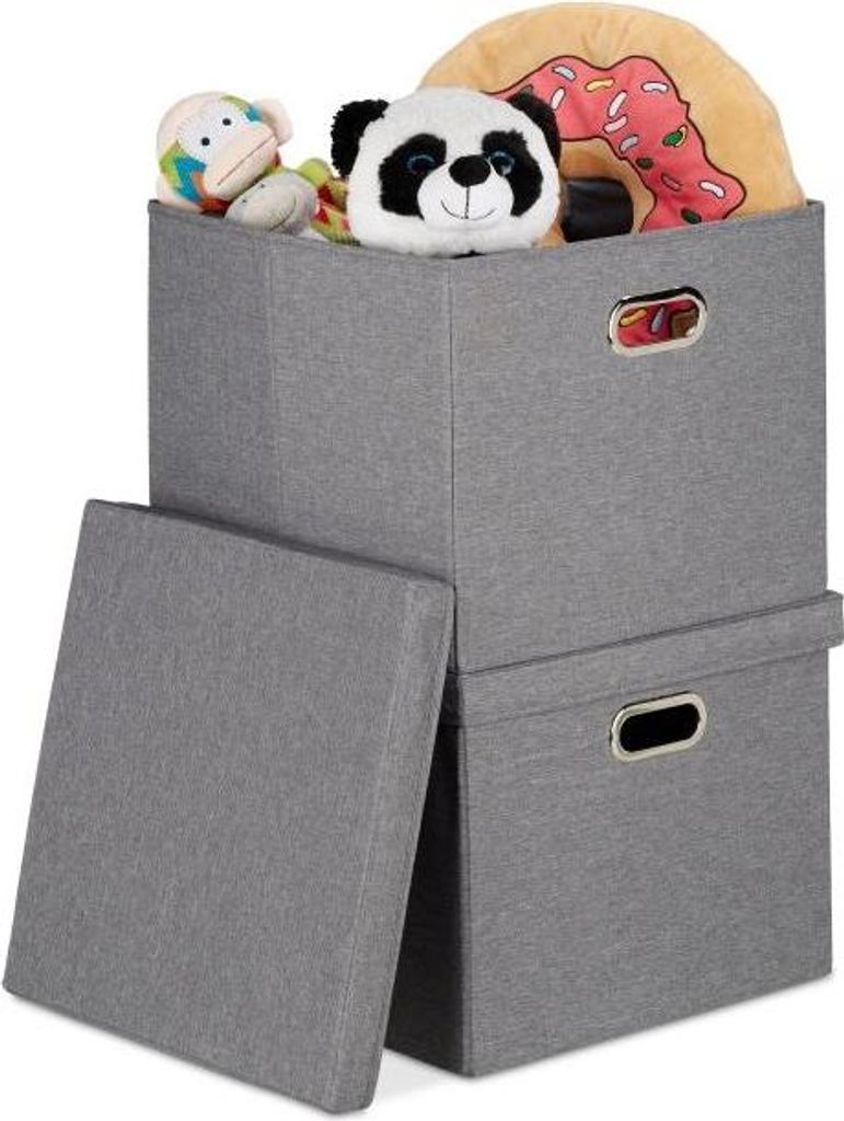 Aufbewahrungsbox quadratisch 2er Set