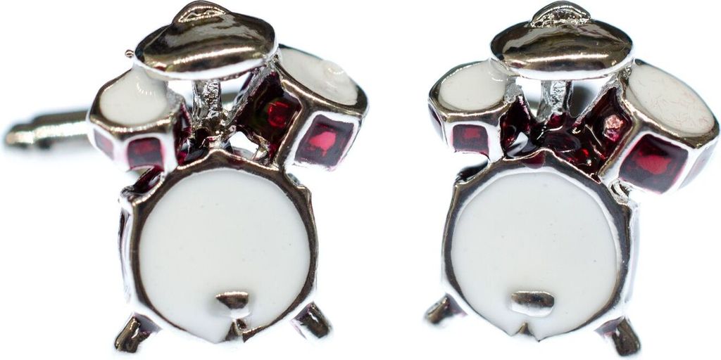 Schlagzeug Manschettenknöpfe Miniblings Musik Drums Instrument Knöpfe + Box