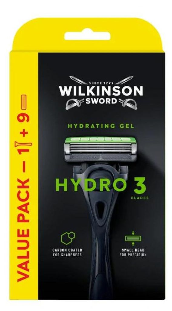Wilkinson Hydro3 Rasierer mit Hautschutz – Sparpaket + 9 Produktbild 