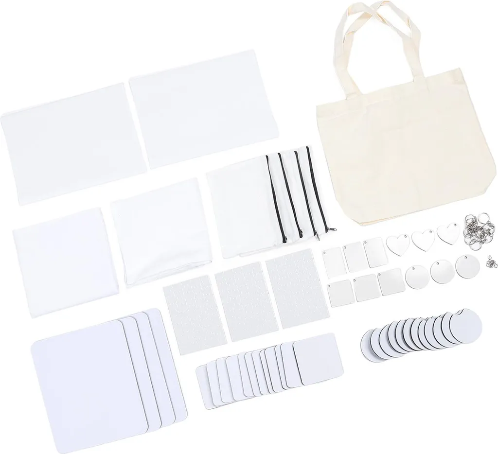 Kit Transfert Sublimation Blanc 77 Pièces Haute Précision pour Design