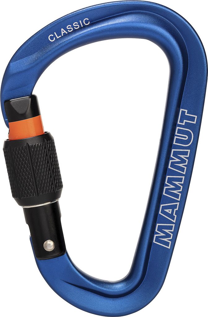MAMMUT Classic HMS Screwgate Karabiner zum Sichern blau