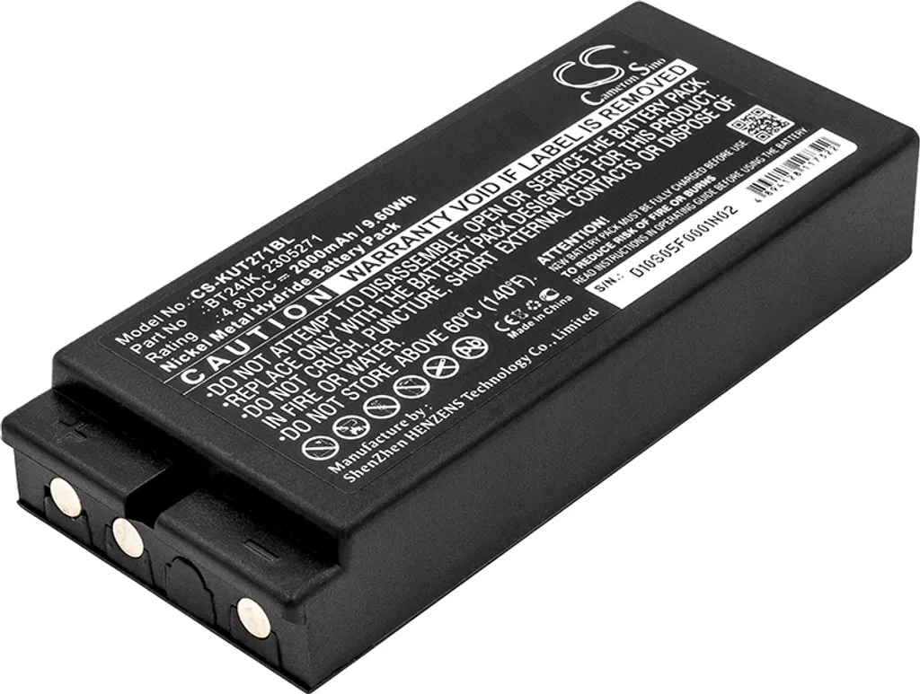 Batterie Longue Durée 2000mAh pour Ikusi GH et Console de Commande T70
