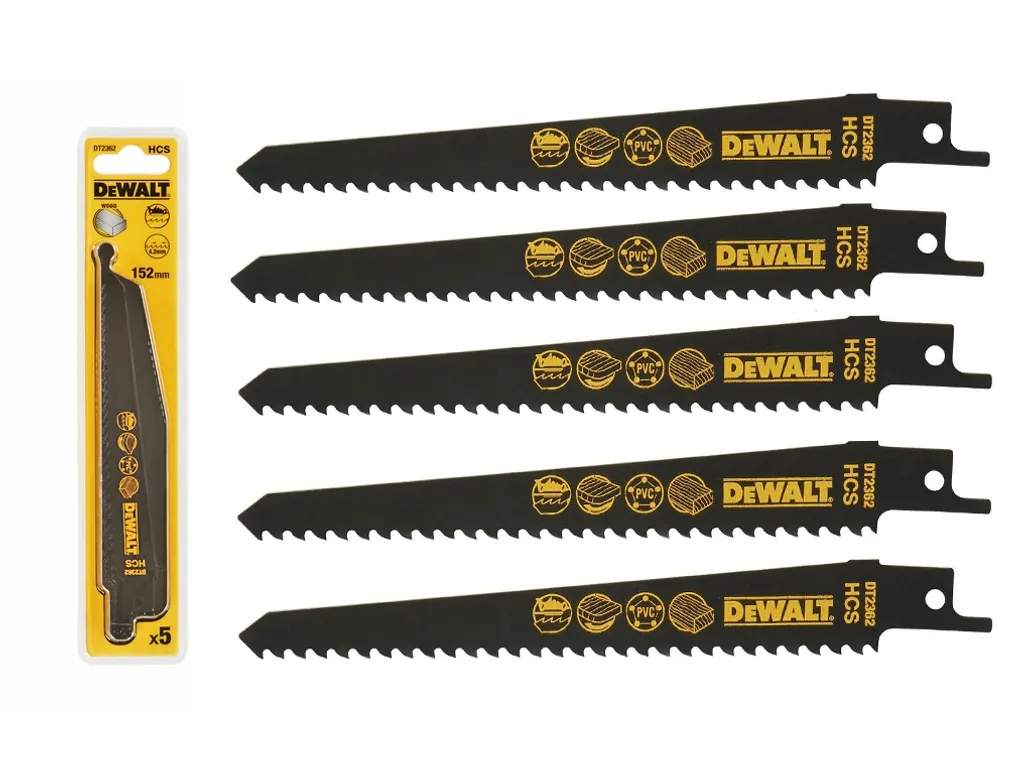 DEWALT DT2362-QZ Lame Sega a Gattuccio HCS 152mm Legno - Stock 5pz - 5