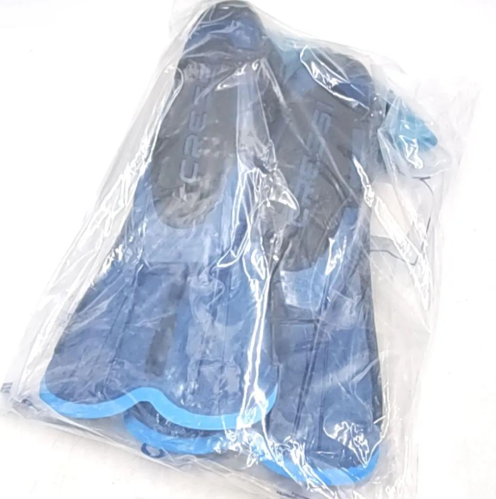 Palmes de Natation Courtes Cressi Agua Short Bleues - Taille 35 à 36