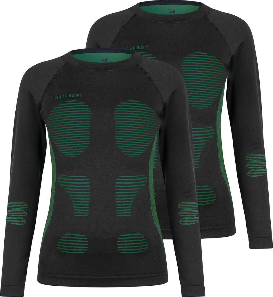 normani 2 x Thermooberteil Langarm Shirt Skiunterwäsche für Damen